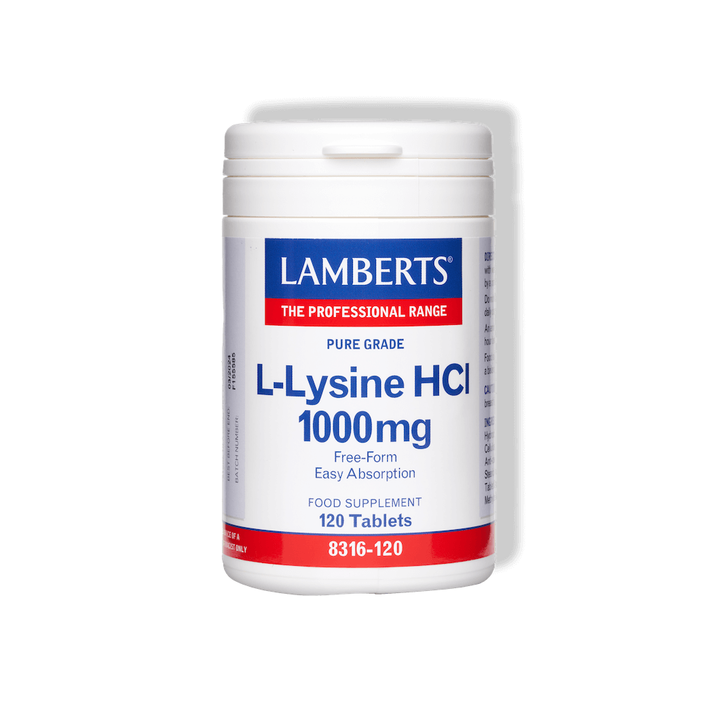 L-Lysine HCl 1000mg - Lamberts Baltic